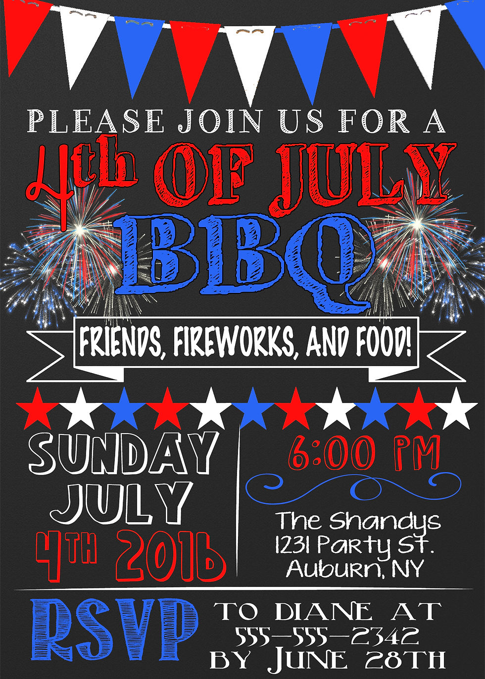 Thumbnail: 4th of July Invitations