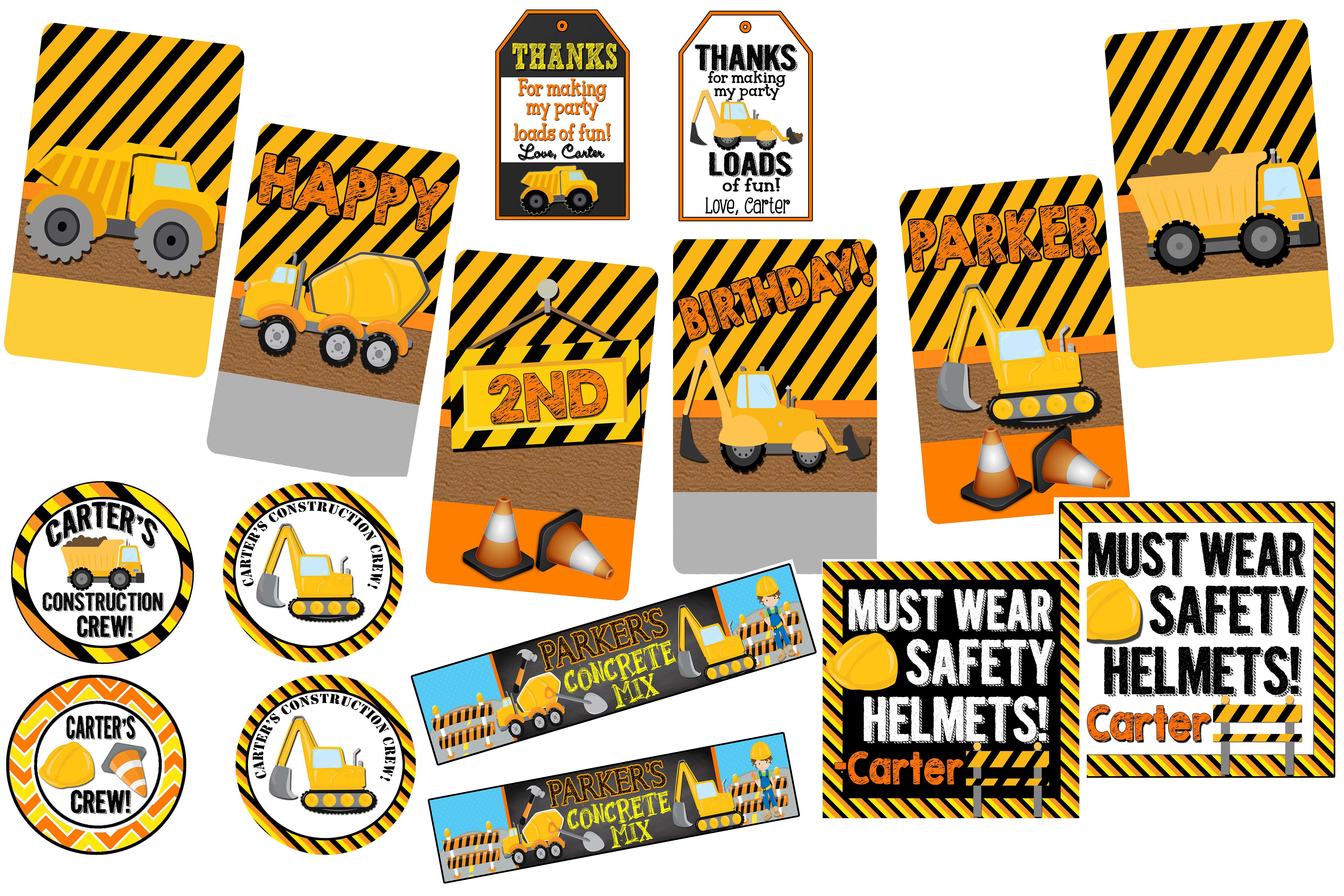 Construction Party Package