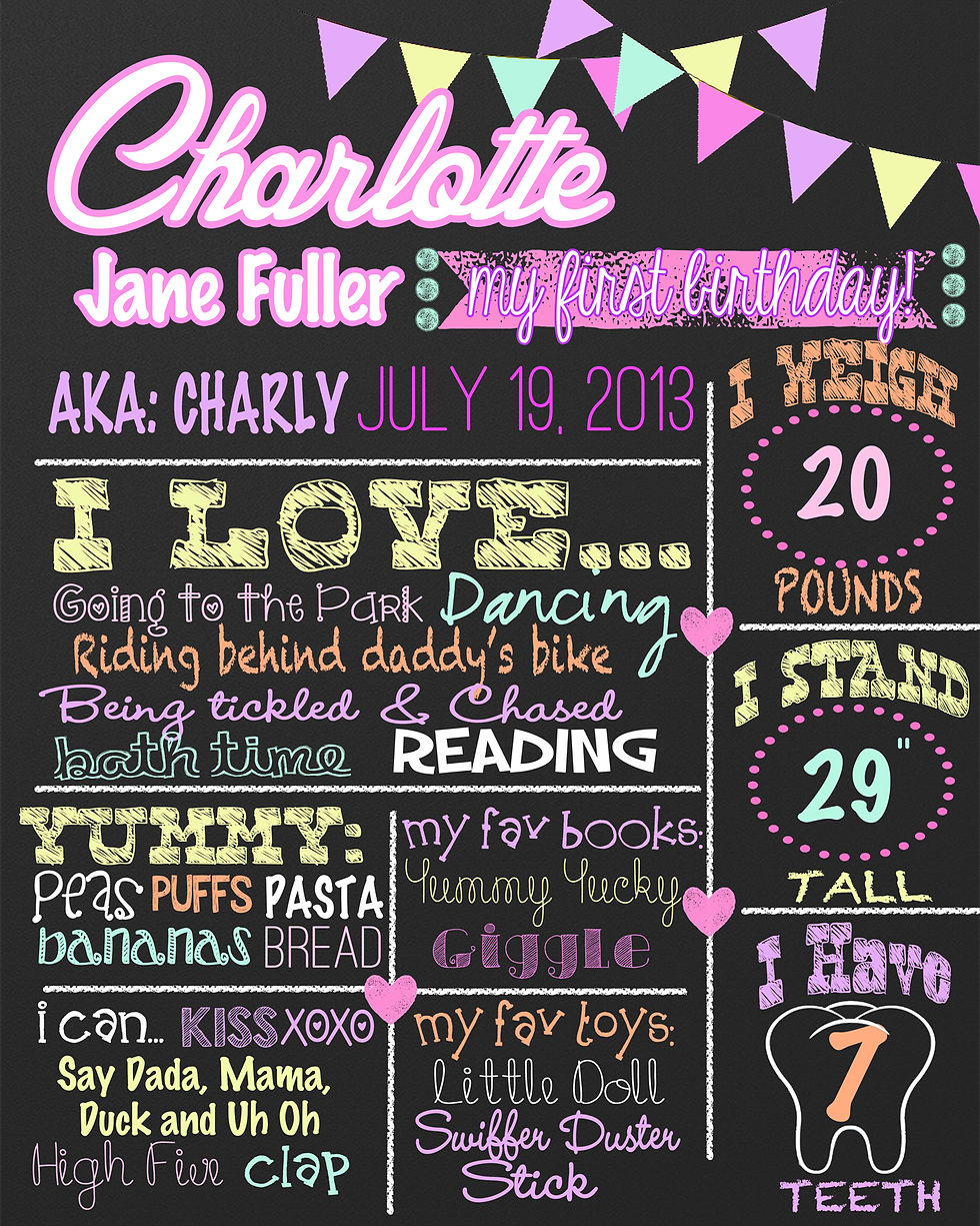 Thumbnail: Colorful 1st birthday
