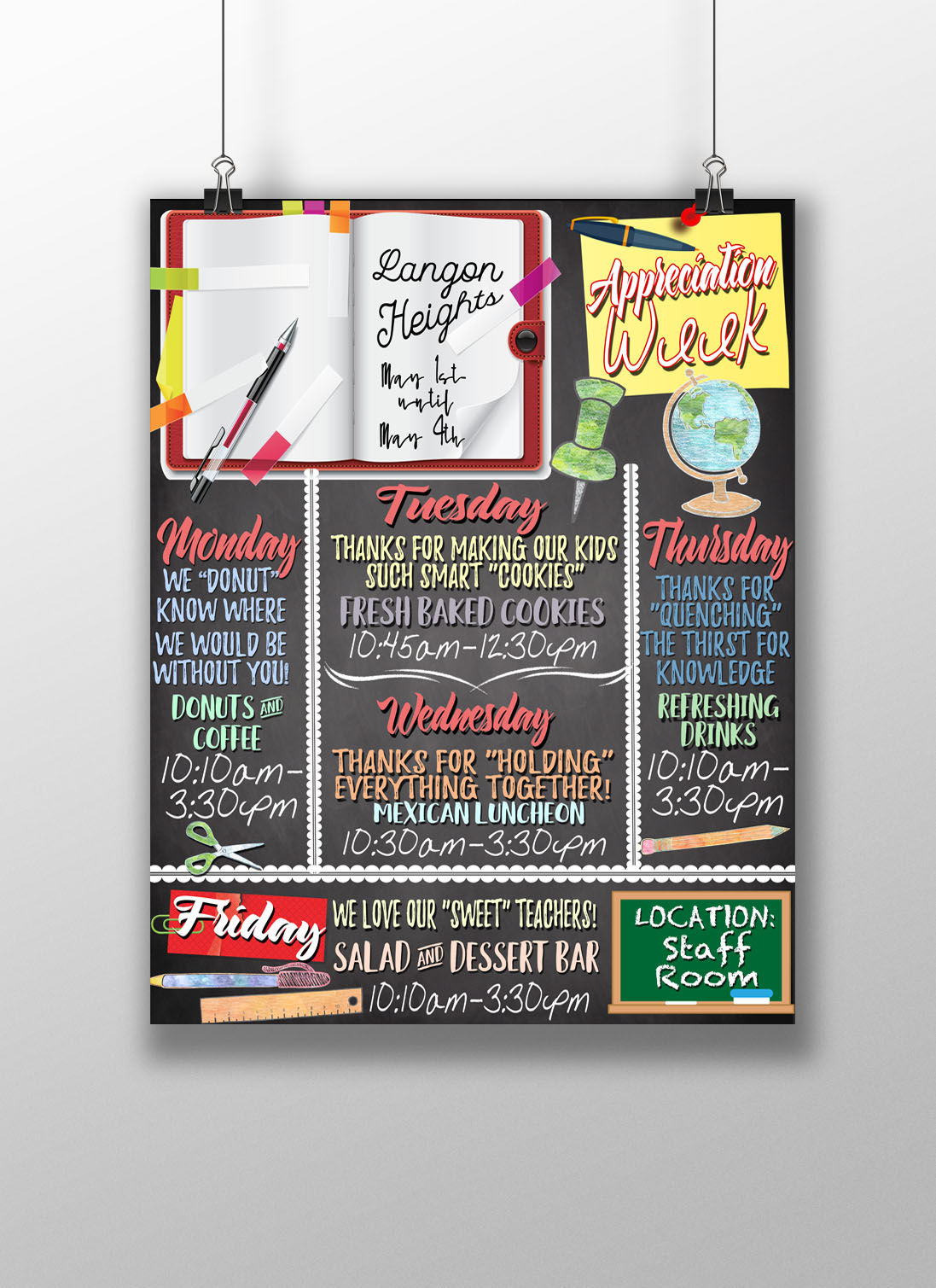 Teacher Appreciation Week Flyer