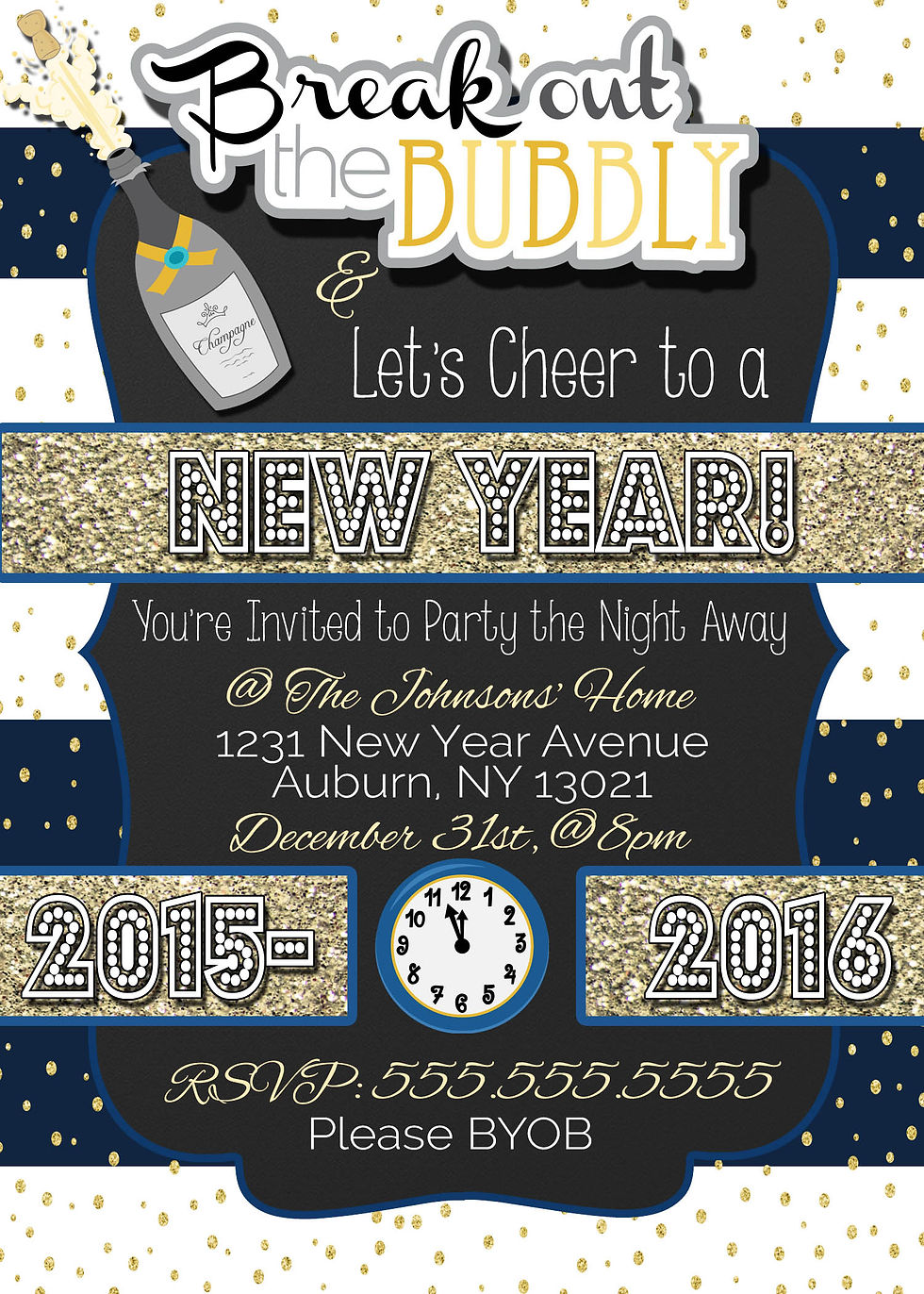 Thumbnail: New Years Eve Party invite