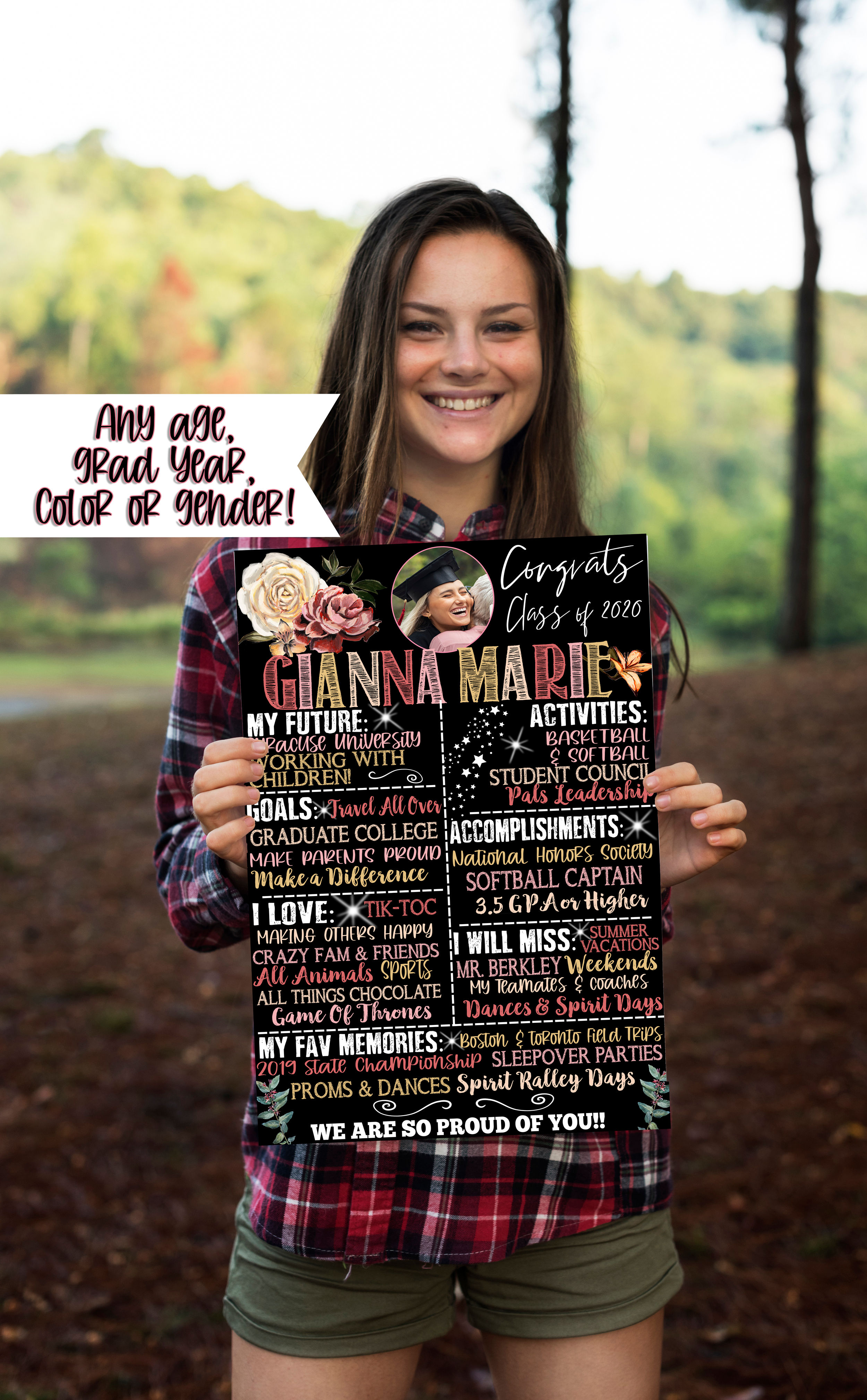 Rose Gold Graduation