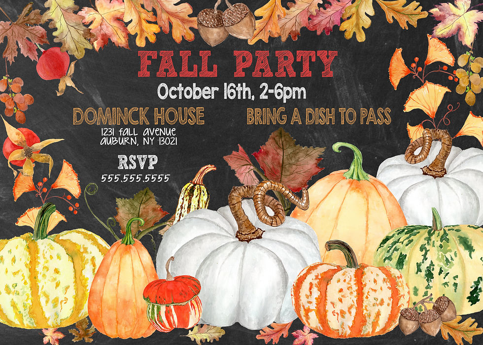 Thumbnail: Pumpkins Galore Fall Invites