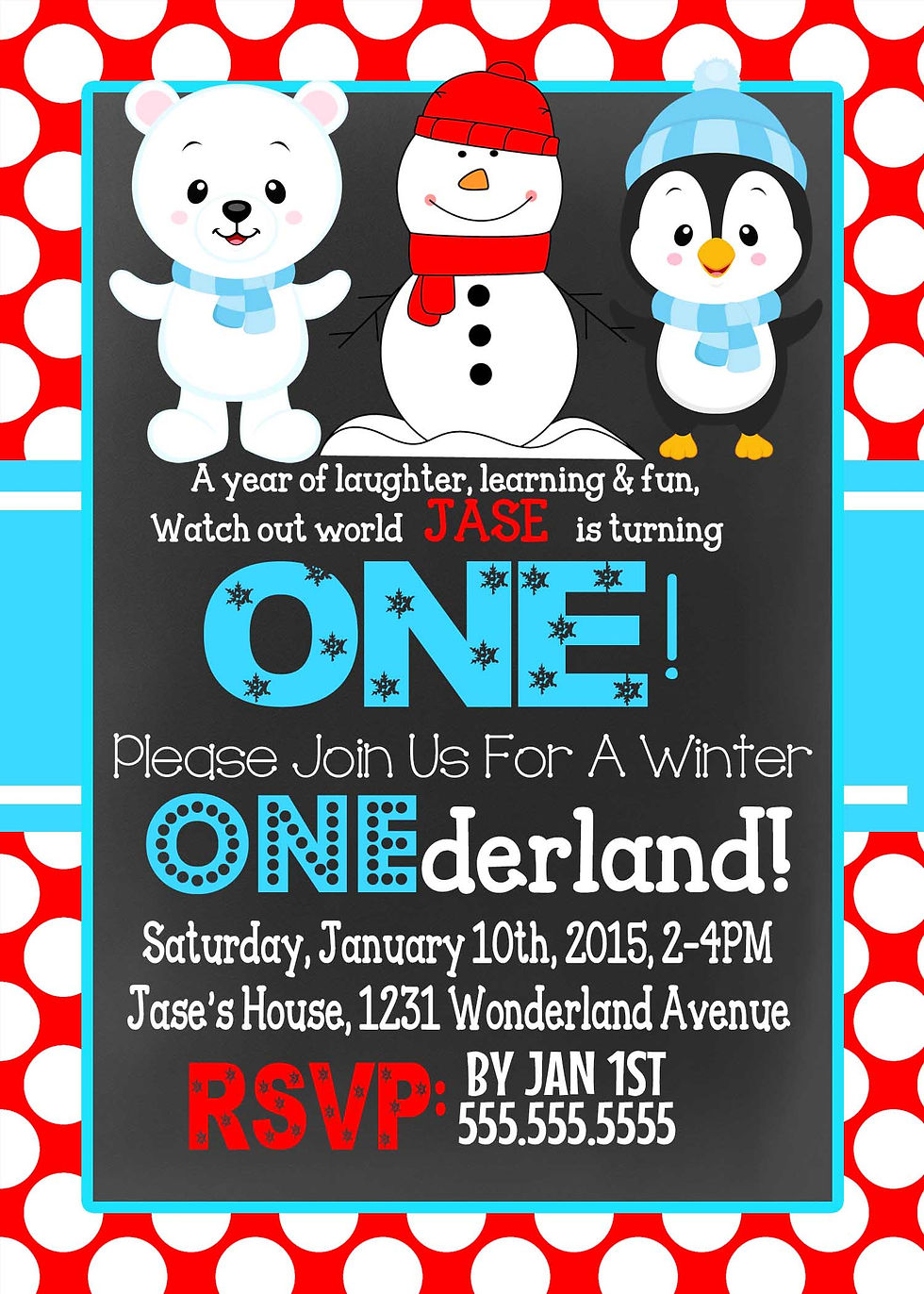 Thumbnail: Winter ONEderland invite