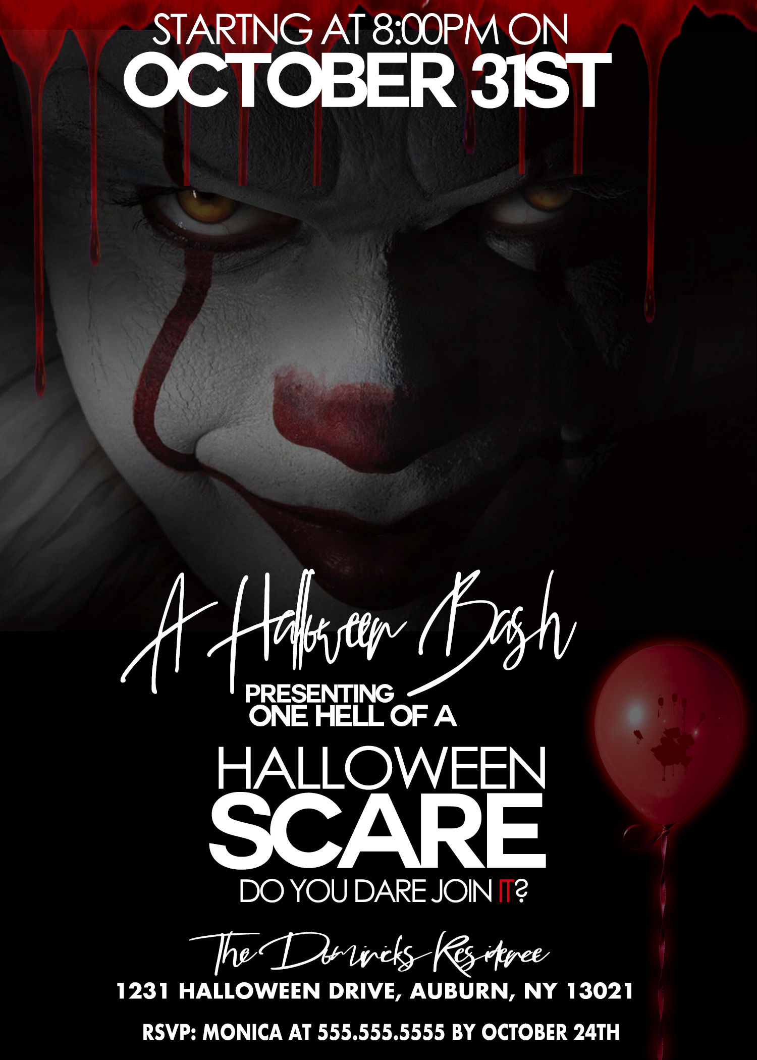 Pennywise Invitations