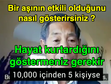 Enfeksiyon Epidemiyoloğu Prof. Sucharit Bhakdi : Bir aşının etkili olduğunu nasıl gösterirsiniz?