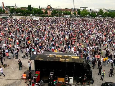 ALMANYA'da Corona Protestoları - CANLI 16:30