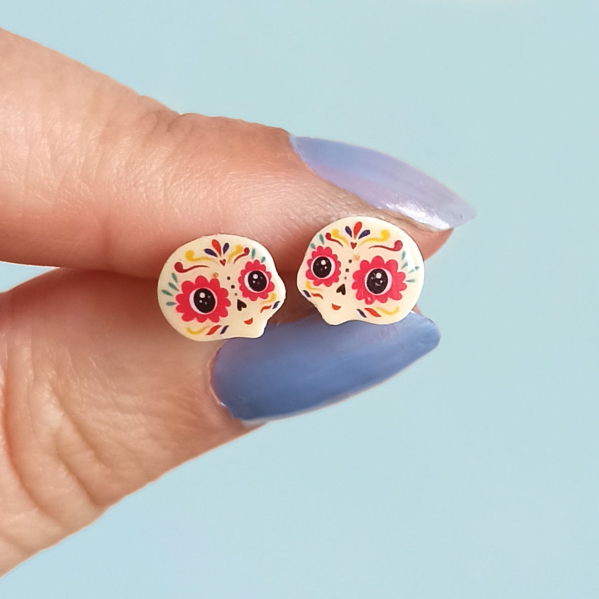 Puces "Calaveras"- Têtes de mort- Gamme Bijoux Foufous