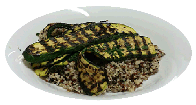 Chinoa e zucchine