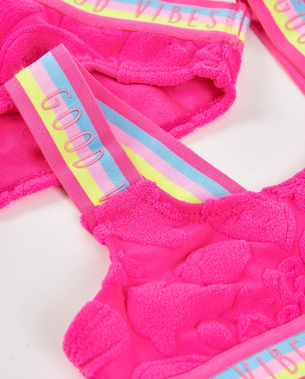 Thumbnail: Bikini Fuchsia Floral Texture