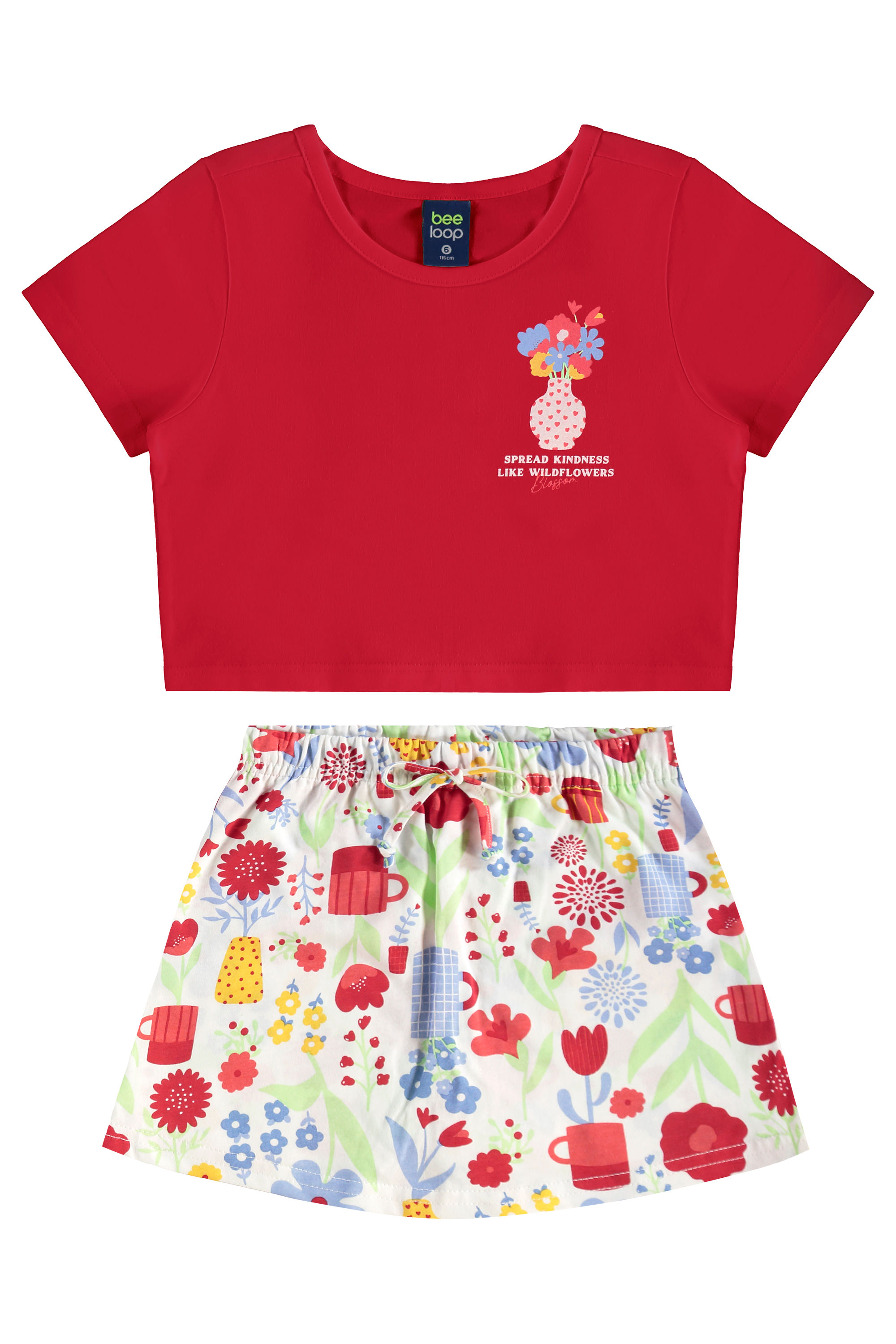 Crop & Skirt short