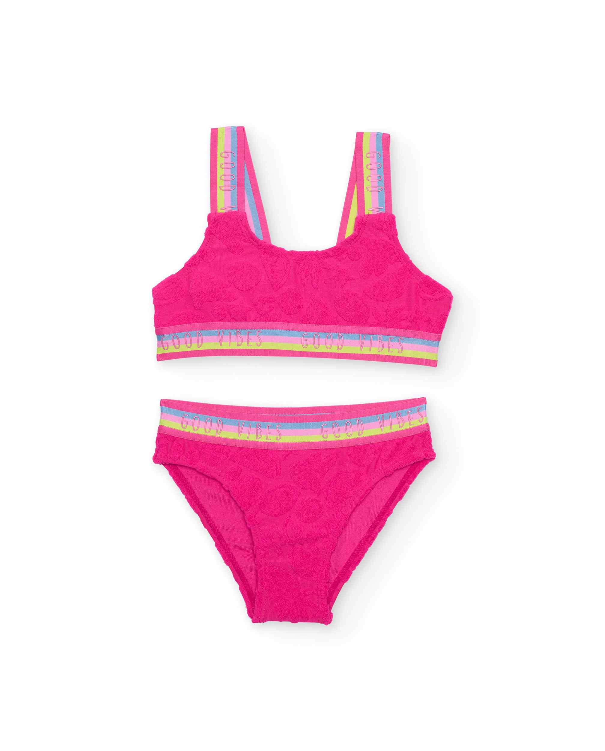 Bikini Fuchsia Floral Texture
