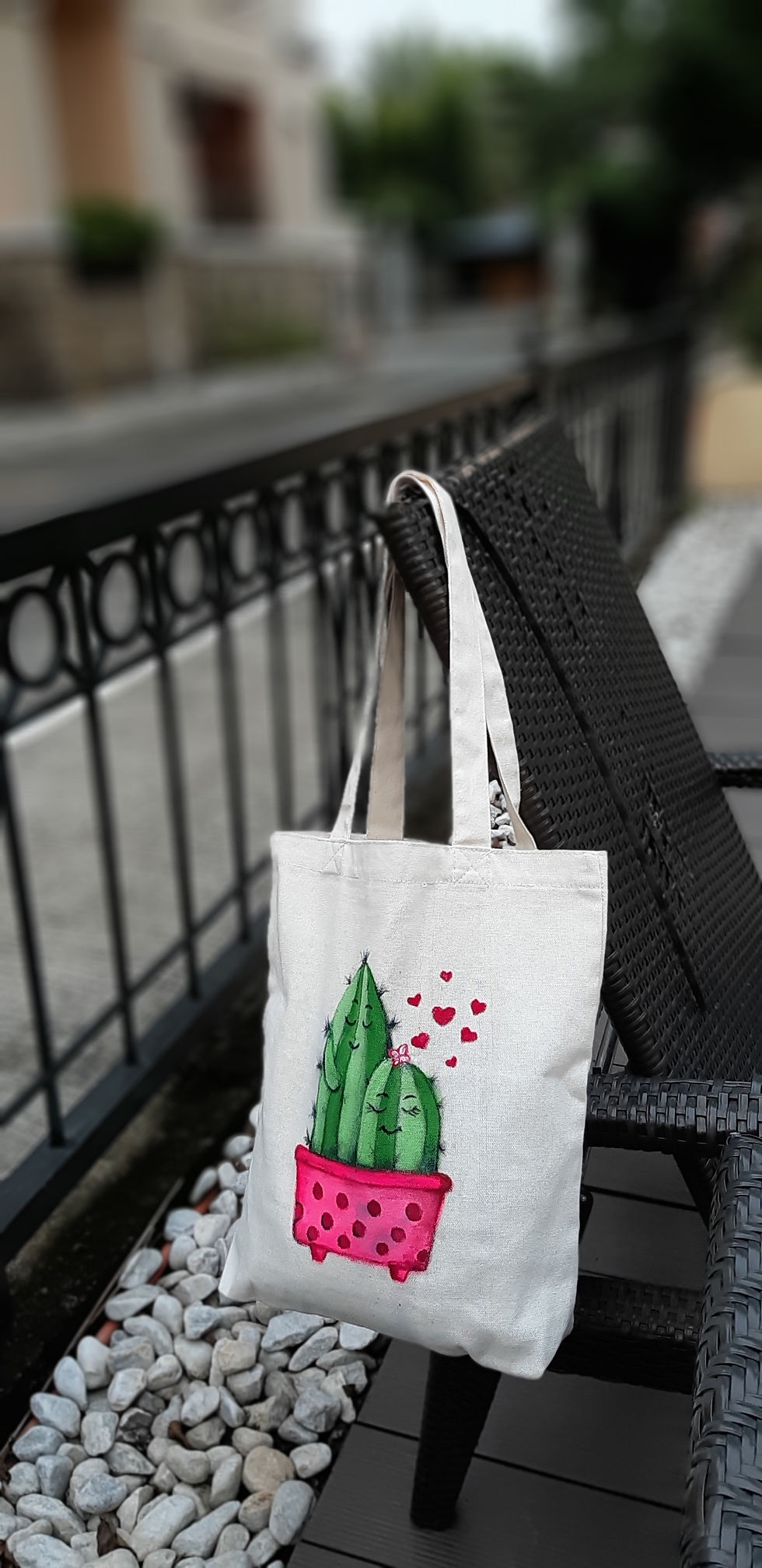 Thumbnail: Tote Bags (hand painted design)