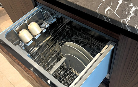Fisher & paykel dishdrawer, AESK kitchen showroom lincoln