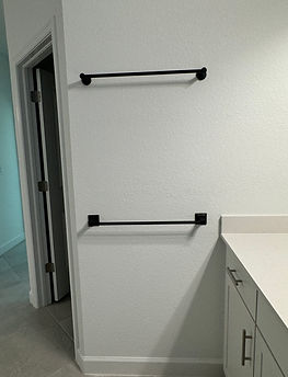 Towel Rack Install