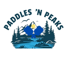 Paddles n Peaks Logo - luxury pickleball and golf vacation company