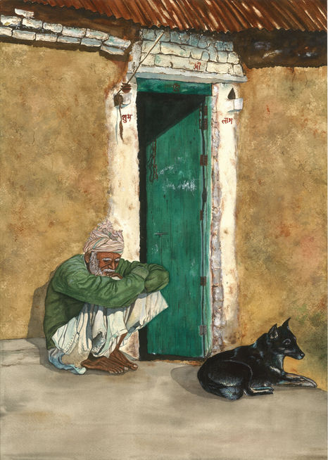 Teal Door