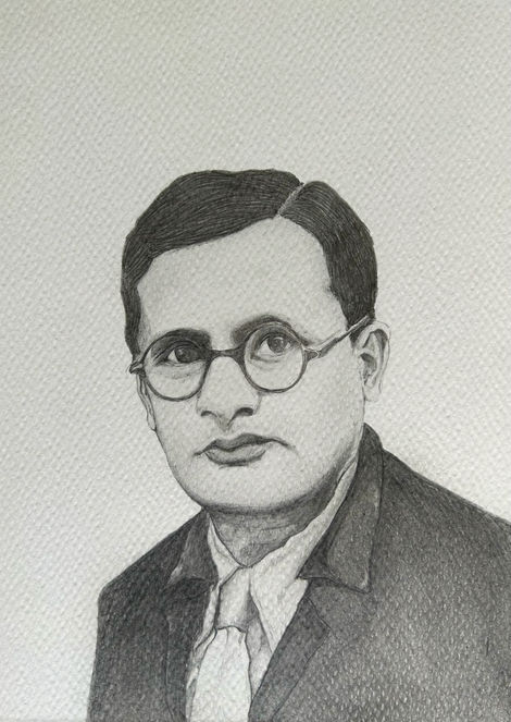 Portrait of Dr. Hiralal Dalal