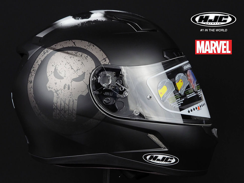 ภาพขนาดย่อ: HJC รุ่น CL-17 Punisher MARVEL