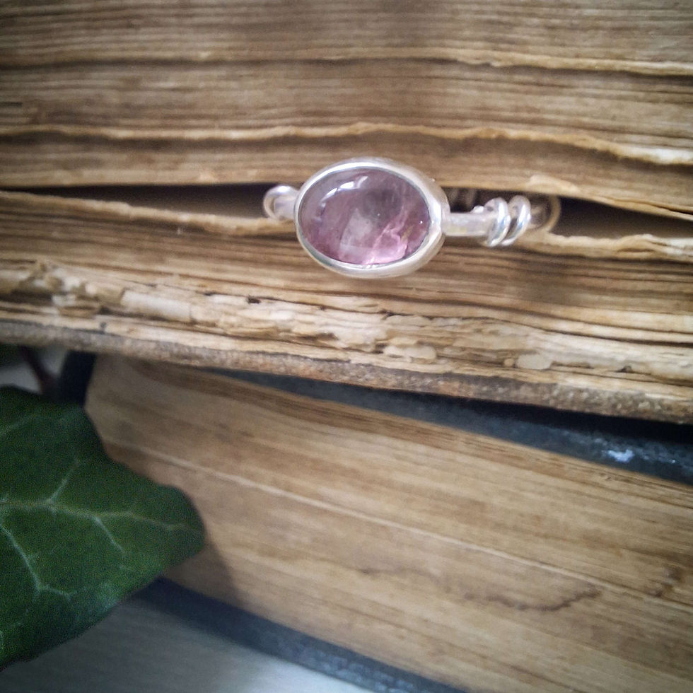 Thumbnail: Pink tourmaline ring