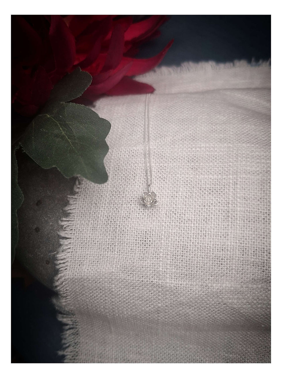 Thumbnail: Silver succulent pendant
