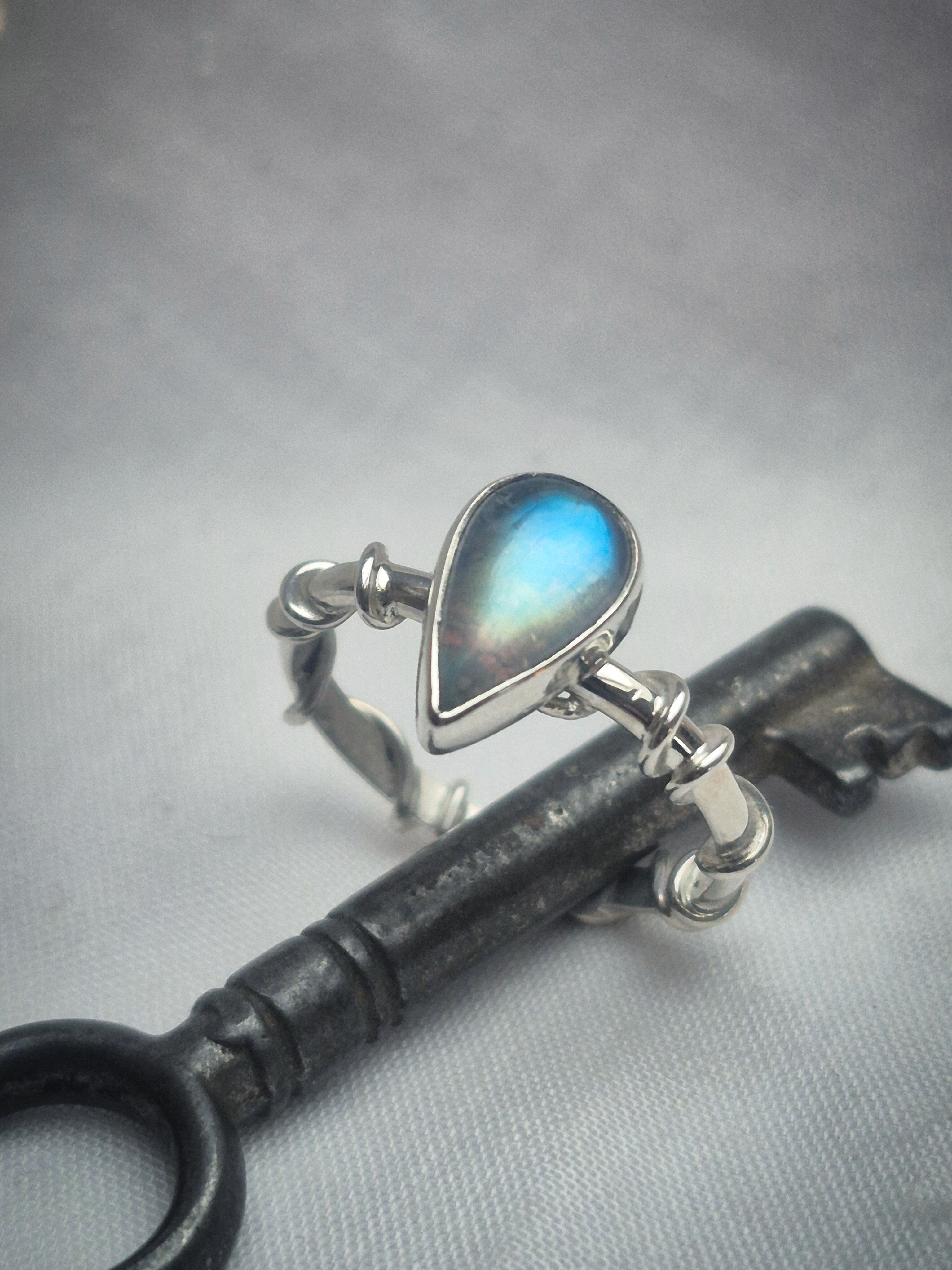 Elven moonstone ring 