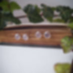 Thumbnail: Rose quartz stud earrings 