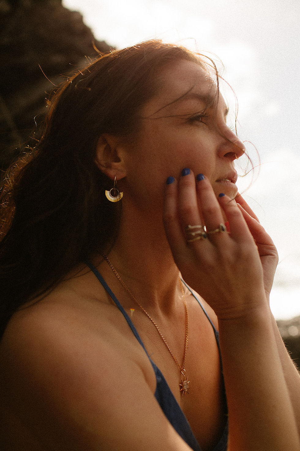 Thumbnail: Isis earrings silver and gold 