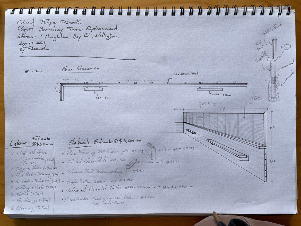 New fence plan