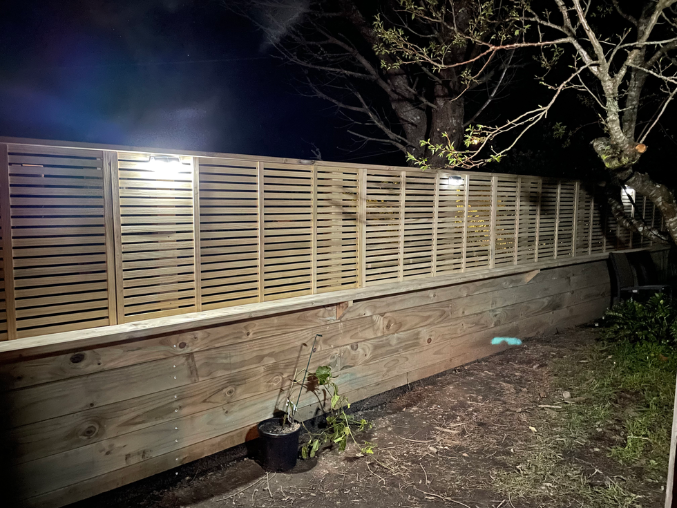 After, at night.