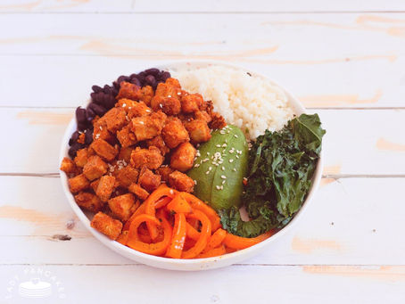 Bowl de tofu al chipotle