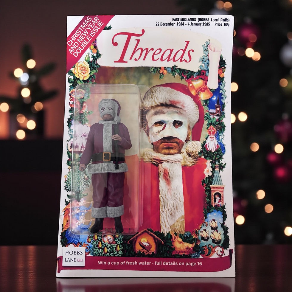Threads - SANTA Action Figure - 10cm Figurine Art Figure
