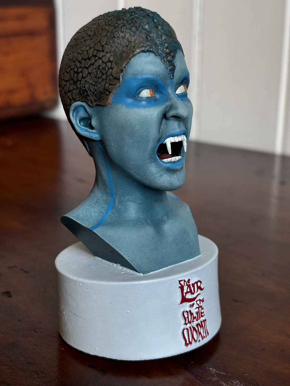 Thumbnail: The Lair of the White Worm Amanda Donohoe Lady Sylvia Marsh Hand Painted Bust 3/4 view