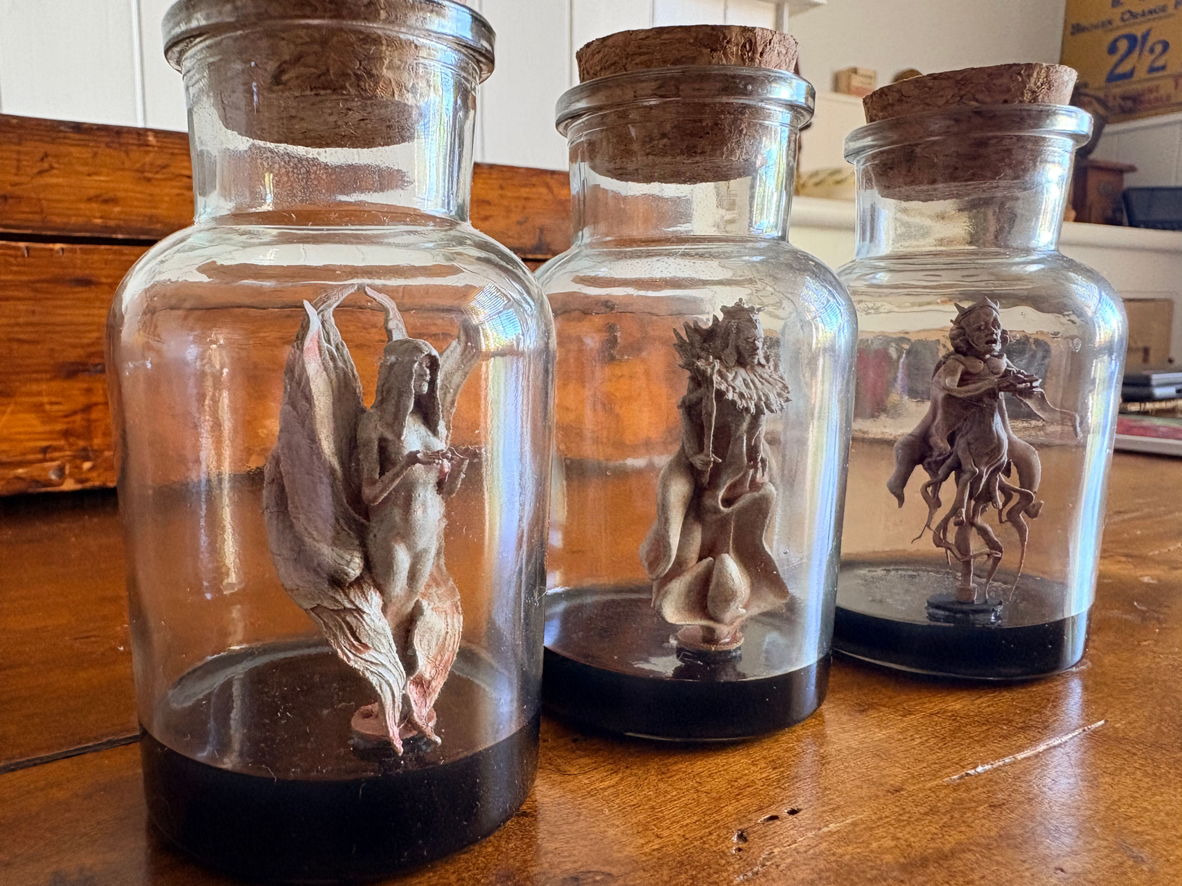 NO JARS Tiny Prophets SET - KING, QUEEN and SERAPH Homunculi MODELS ONLY