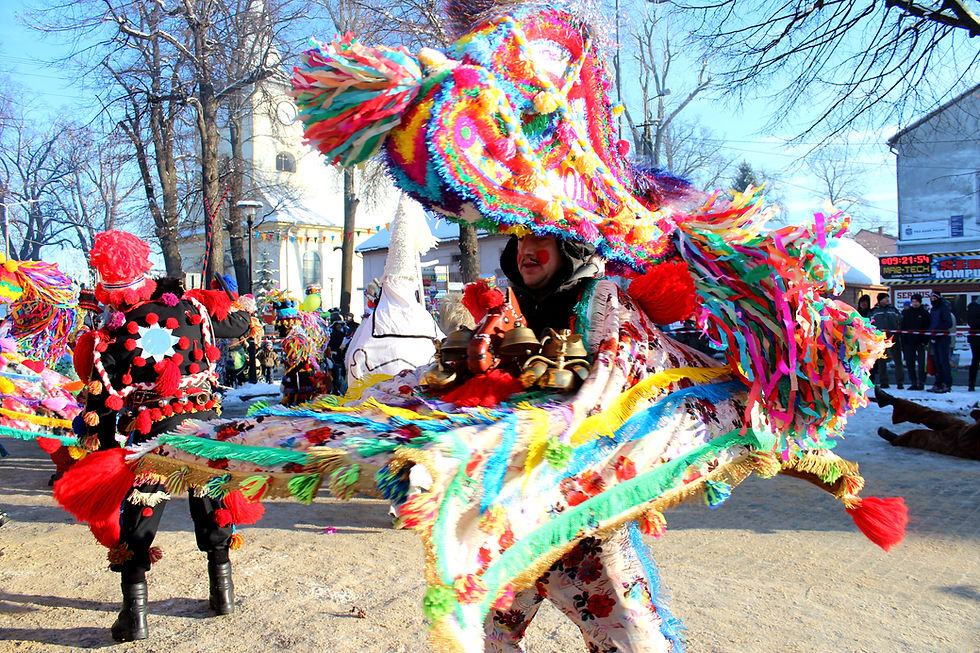Żywieckie gody, ludowy karnawał, dziady noworoczne, ludowe imprezy w beskidach