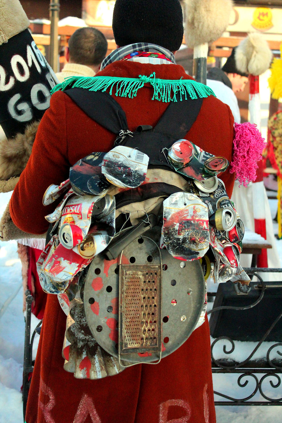 Żywieckie gody, ludowy karnawał, druciarz, druciorz