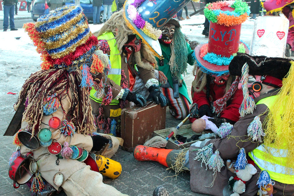 Żywieckie gody, ludowy karnawał, żyd, żydzi w kulturze ludowej