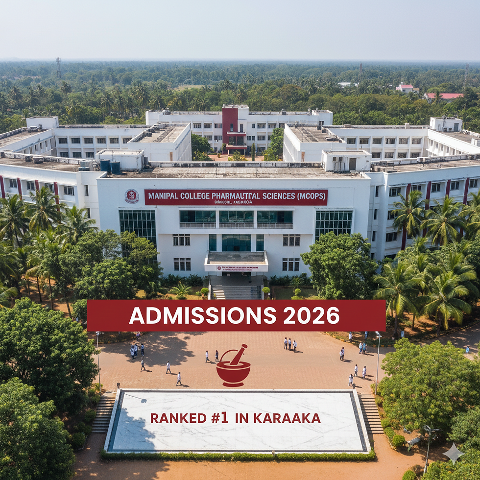Guide Manipal College of Pharmaceutical Sciences (MCOPS), Manipal Karnataka: 2026
