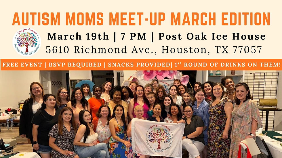 Autism Moms Meet Up – March Edition
