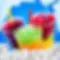 Rainbow slushy