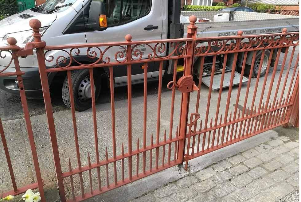 Driveway gates restoratio