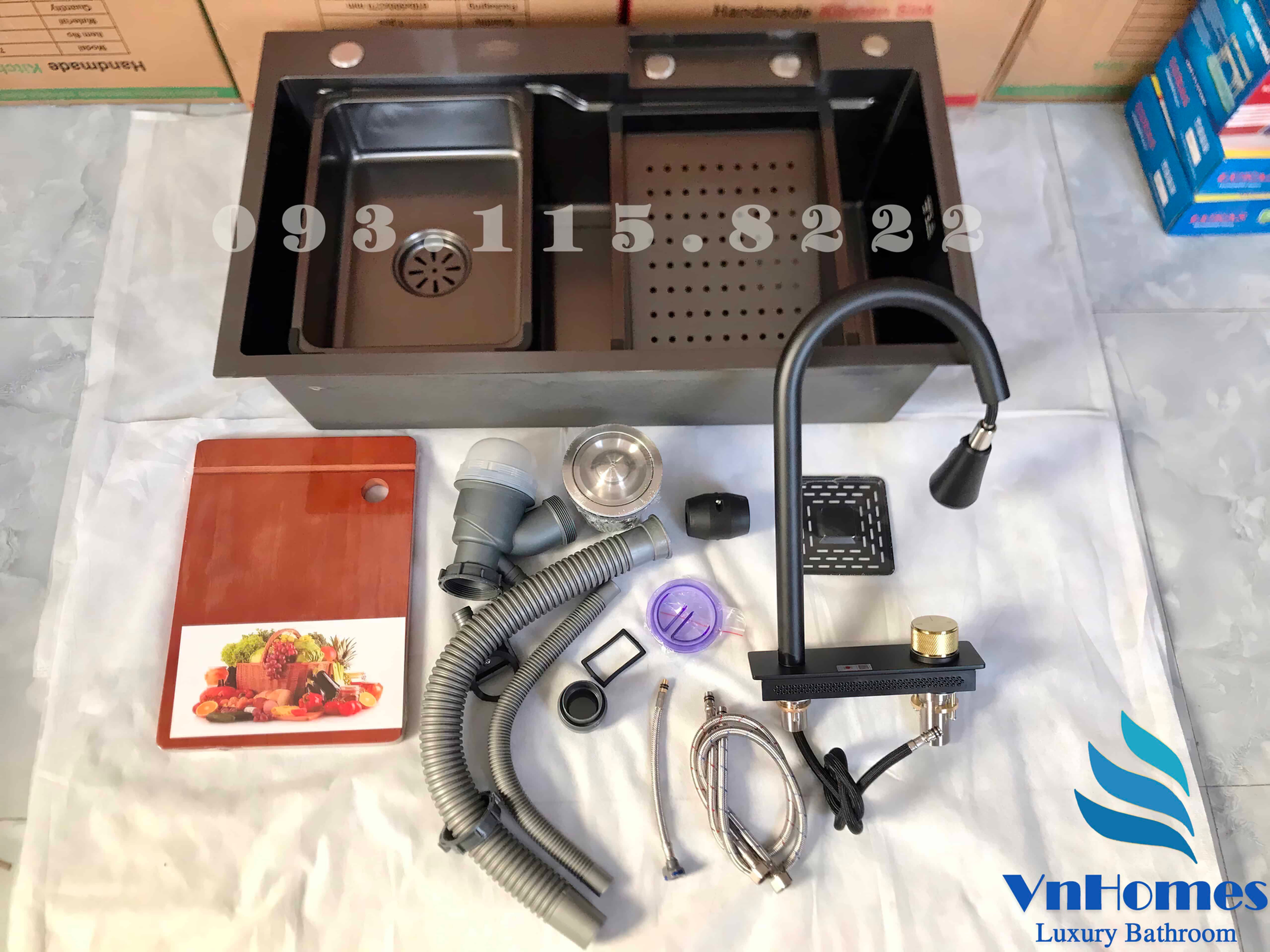 CHẬU RỬA BÁT NANO VÒI THÁC