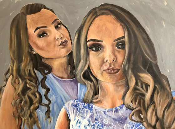 Cousins | Painting by Lucy Walker
