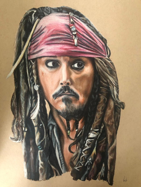 Jack Sparrow | Drawing by Lucy Walker