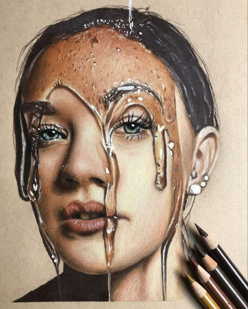 Honey Drip | Drawing By Lucy Walker