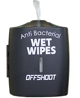 OWALL Offshoot Black Wall Mounted Dispensers. Provided free on loan from Offshoot NZ