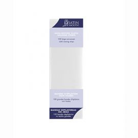 Satin Smooth Non-Woven Cloth Waxing Strips - LARGE