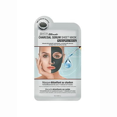 Satin Smooth Charcoal Purifying/Pore Refining Serum Sheet Mask