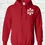 Thumbnail: paramedic hoodie red front