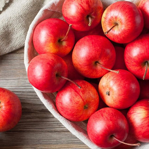 fresh red apples